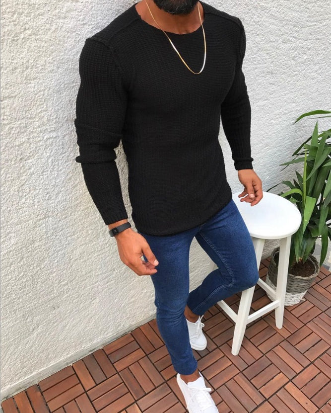 Man Bodyfit Sweatshirt