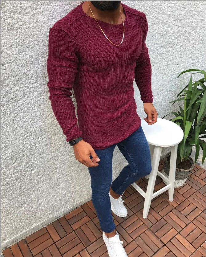 Man Bodyfit Sweatshirt