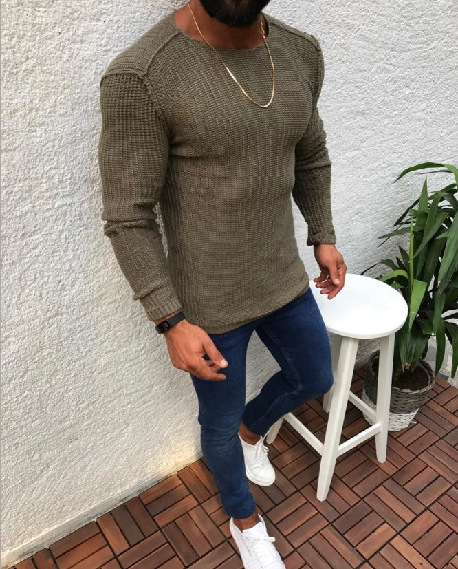 Man Bodyfit Sweatshirt