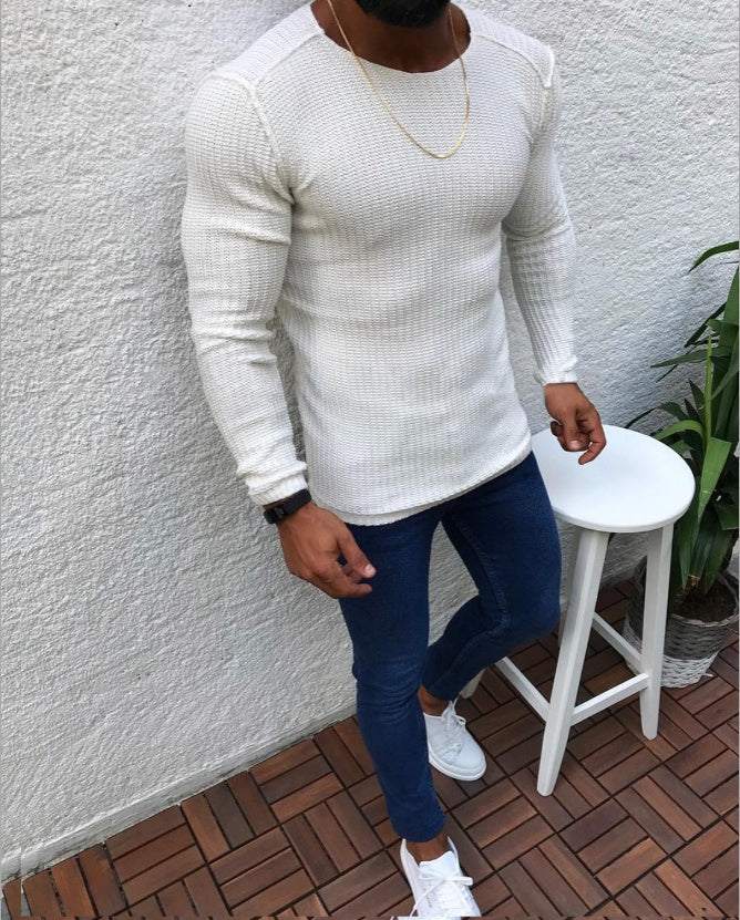 Man Bodyfit Sweatshirt