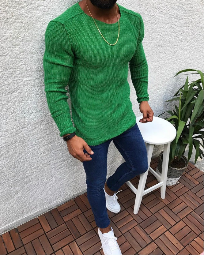 Man Bodyfit Sweatshirt