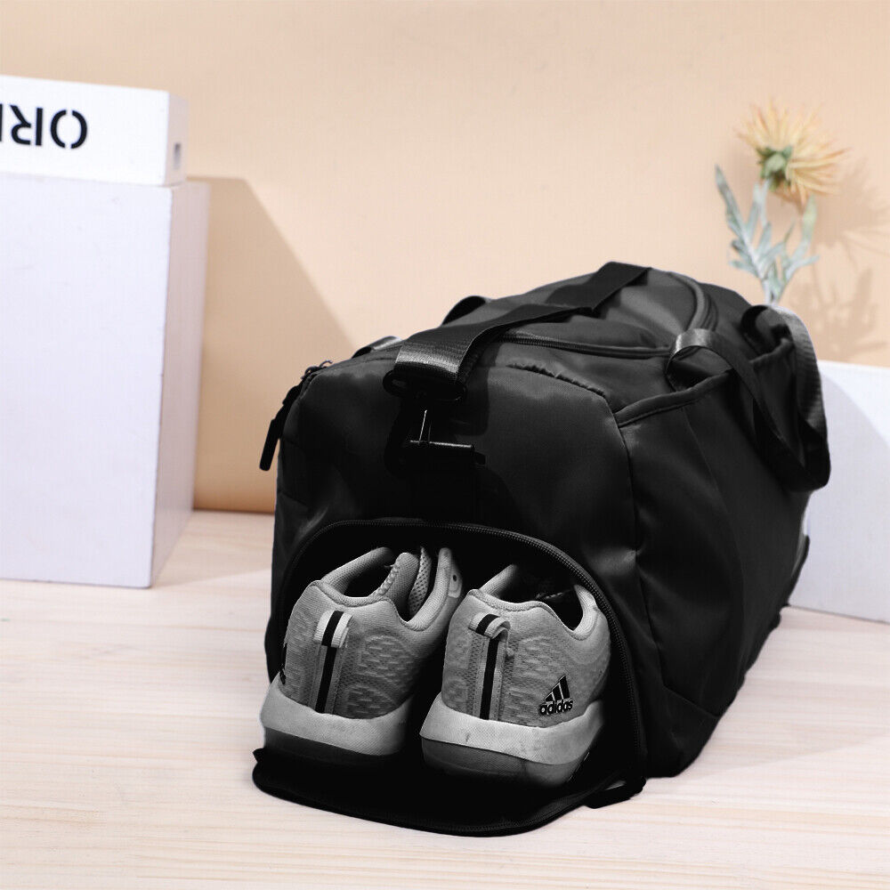 Large Capacity Sport Gym Duffle  travel work Bag With Separate Shoe Compartment