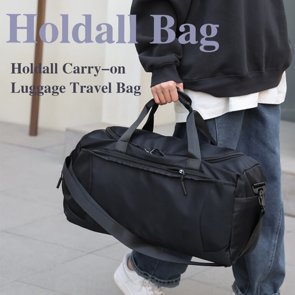 Large Capacity Sport Gym Duffle  travel work Bag With Separate Shoe Compartment