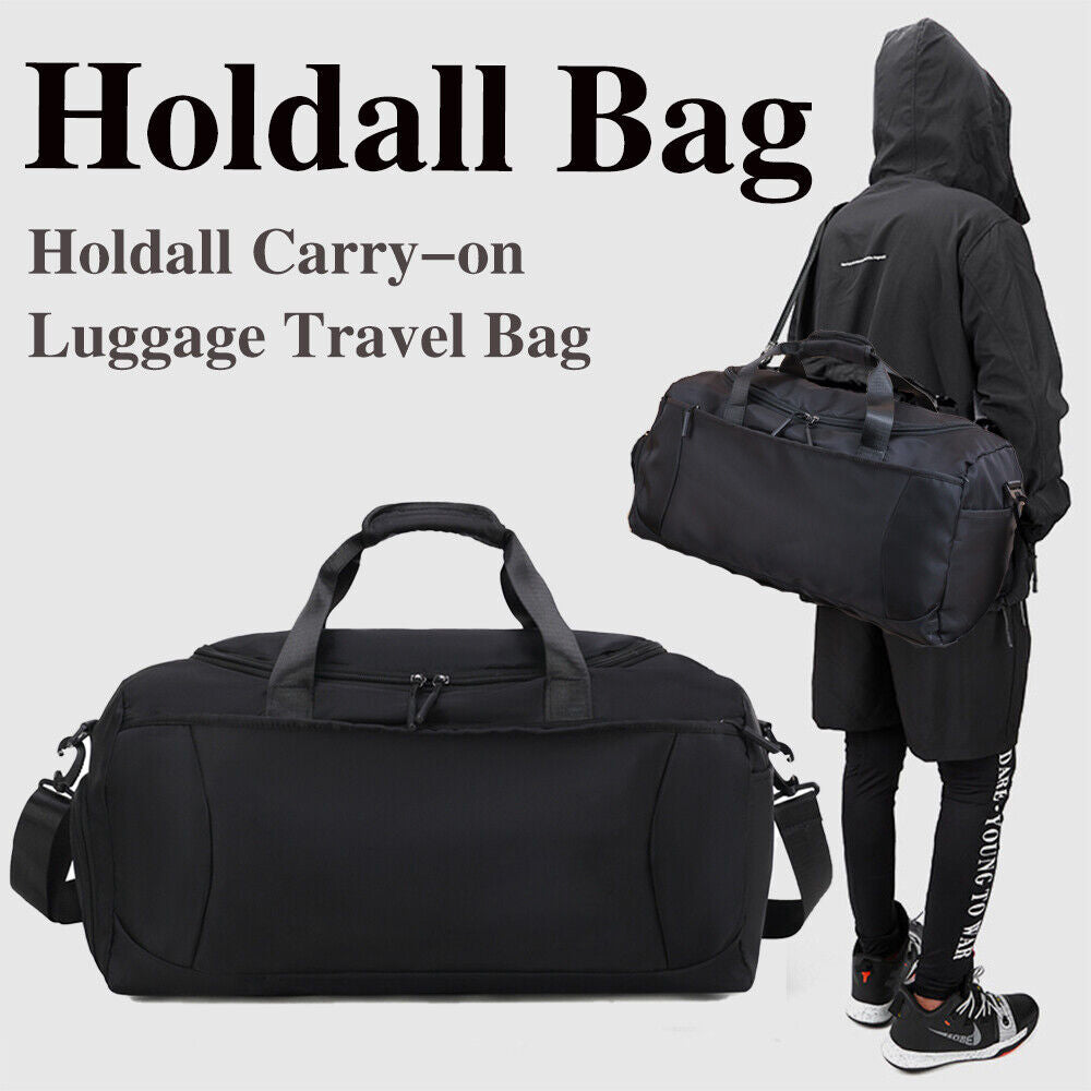 Large Capacity Sport Gym Duffle  travel work Bag With Separate Shoe Compartment