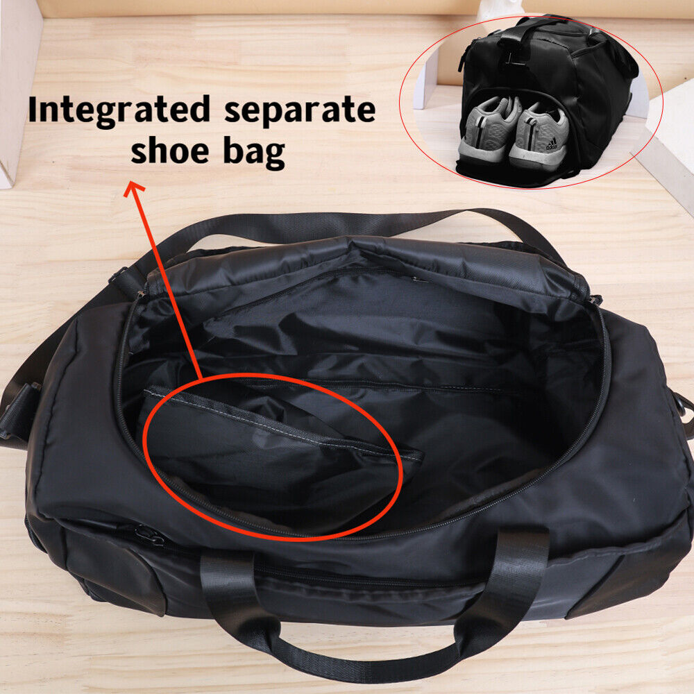 Large Capacity Sport Gym Duffle  travel work Bag With Separate Shoe Compartment
