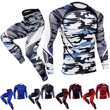 Spoted Gym Suit With Self Variation